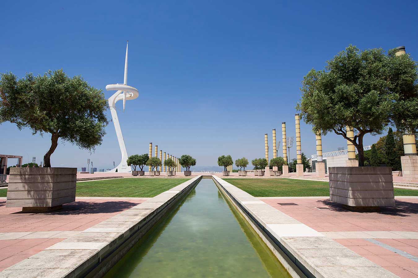 Montjuic med Torre Calatrava