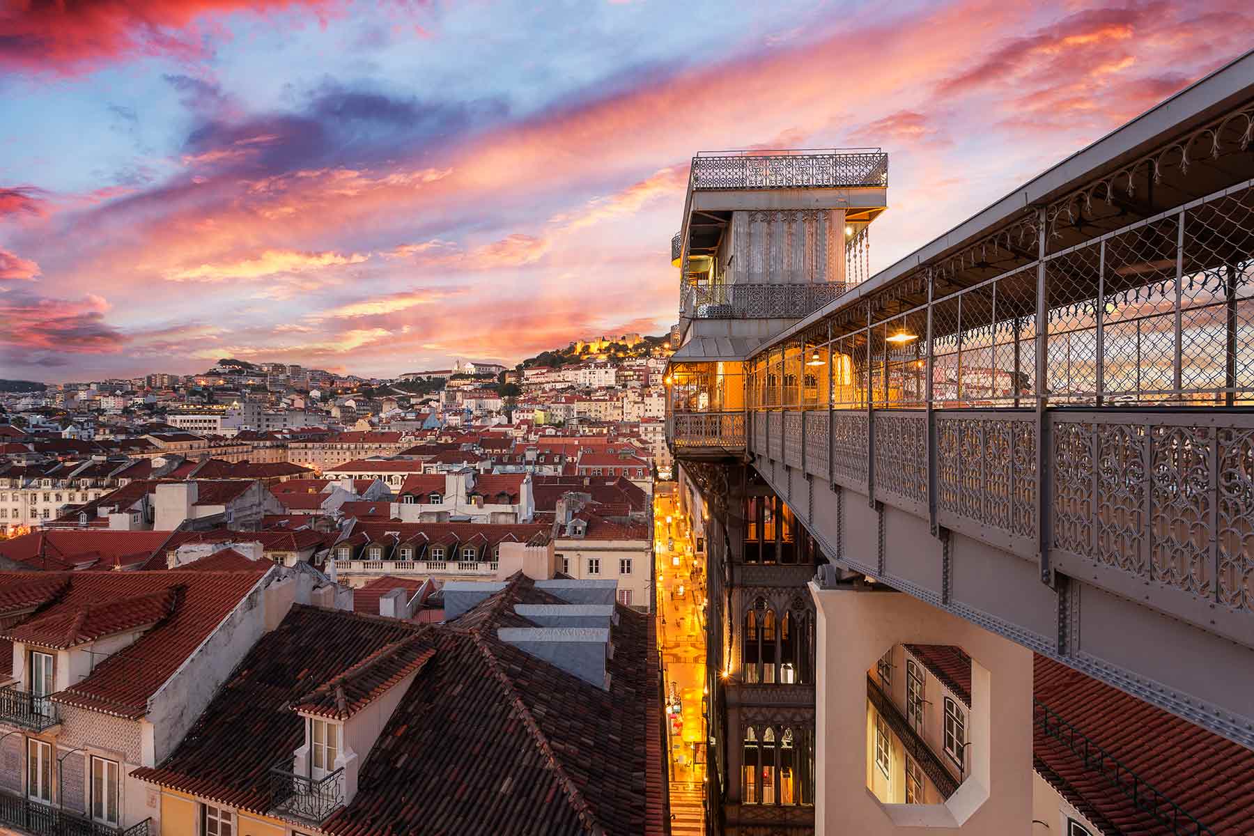 Elevator Santa Justa Lissabon