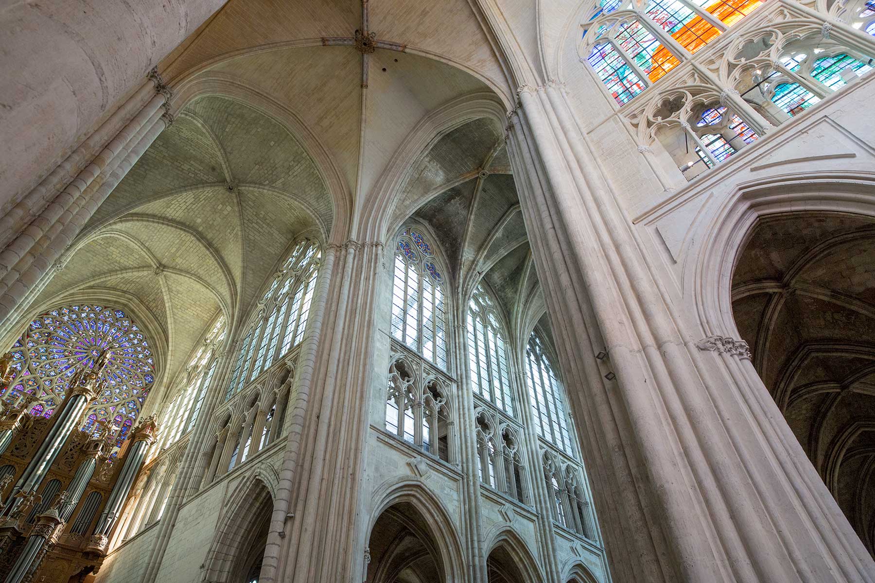 Gotisk kirke i Loiredalen