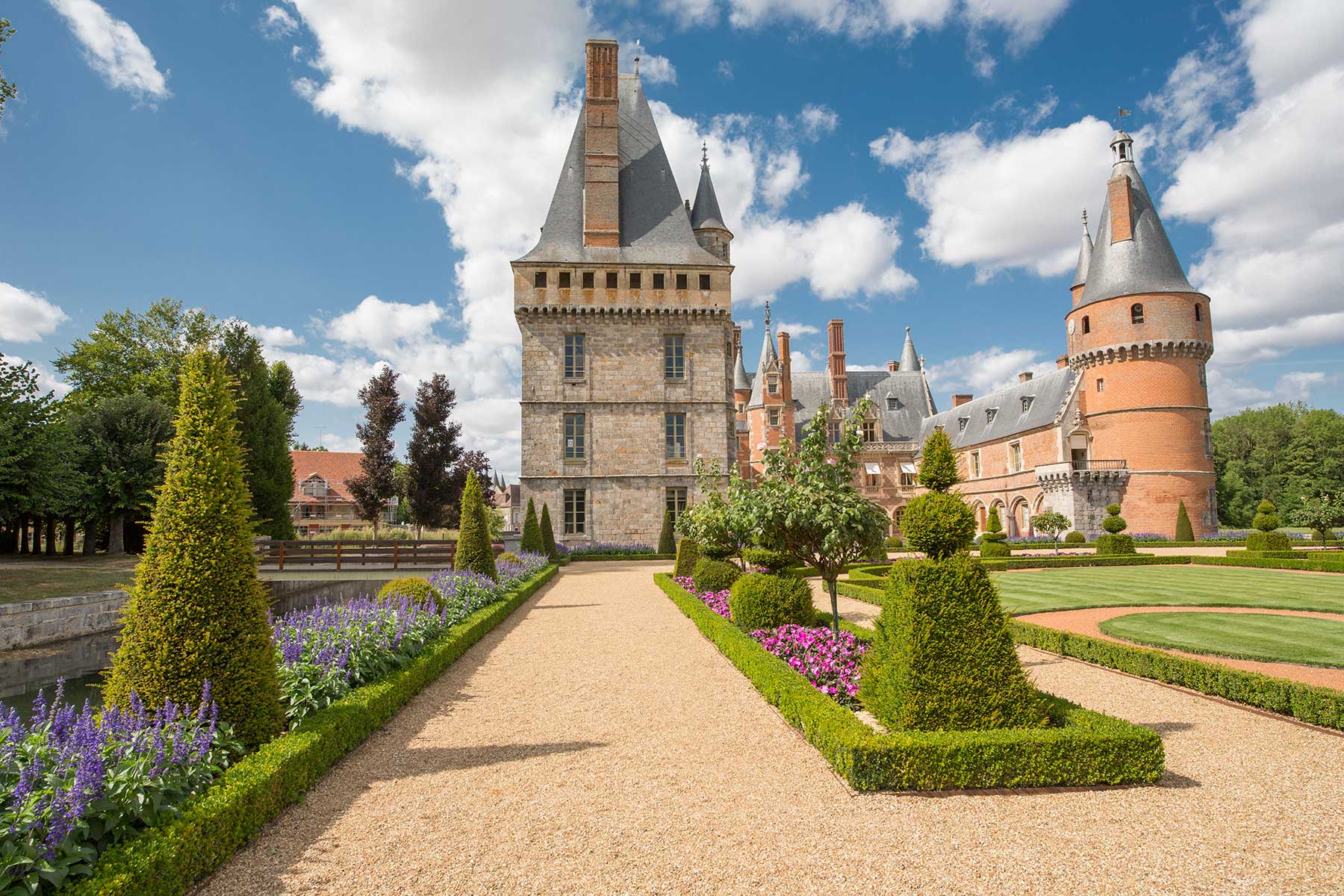Slot på vej til Loiredalen